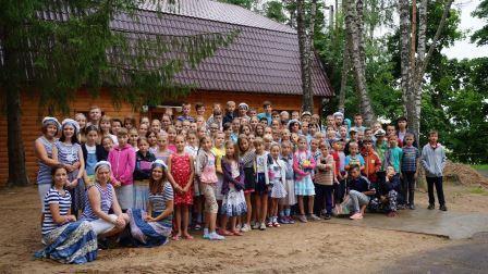 На Браславских озерах прошел лагерь для детей