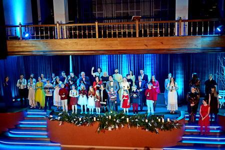 Истории в Рождество… Церковь провела серию рождественских концертов для детей